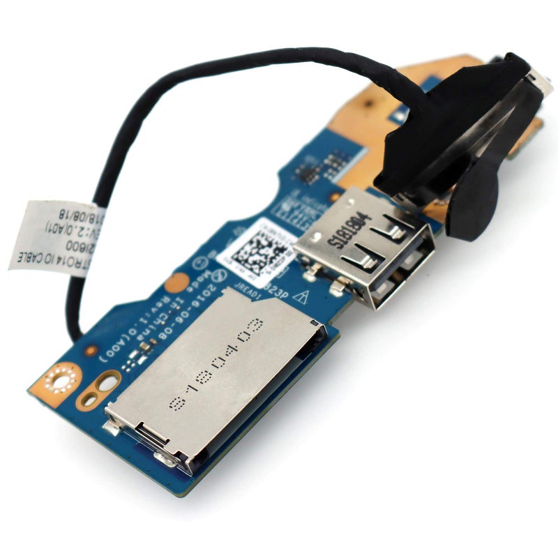 Deal4GO Power Button Board SD Card Reader USB IO Board LS-D823P 8N7VD 08N7VD Replacement for Dell Inspiron 15 7460 7472 - Image 4